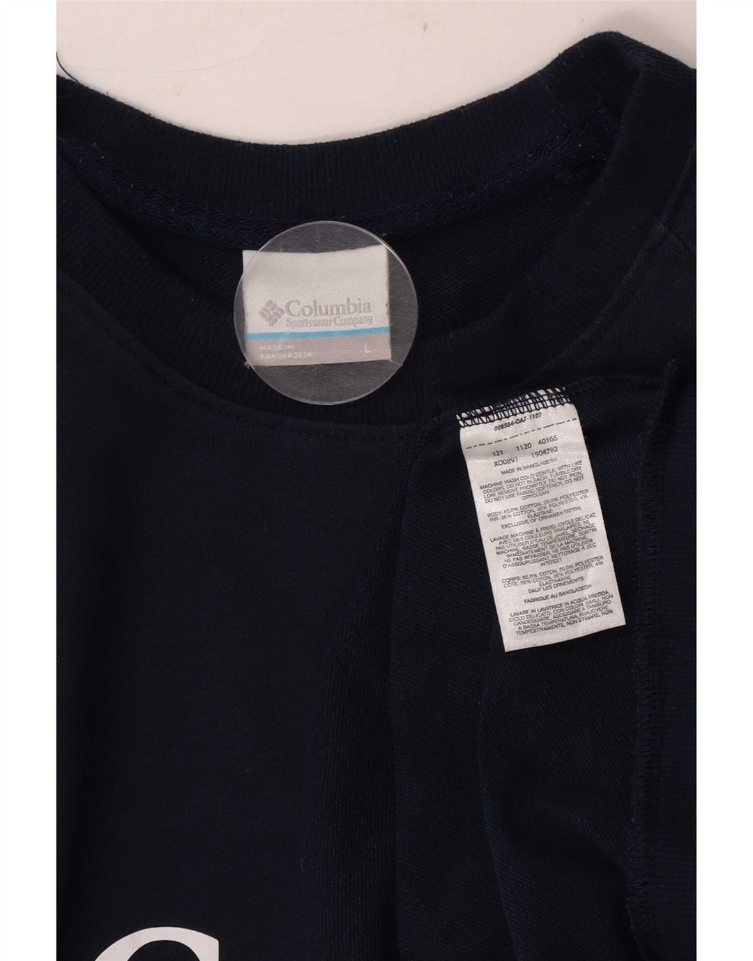 Columbia Sweat-shirt graphique pour homme en coton bleu marine Taille L