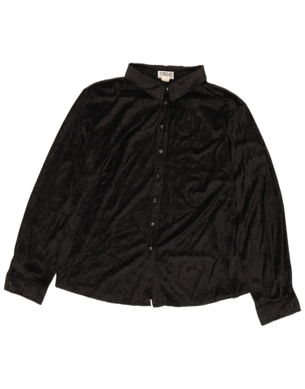 Tendance Chemisier Femme FR 20 2XL Noir Polyester