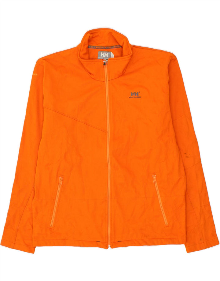 HELLY HANSEN Mens Tracksuit Top Jacket XL Orange Polyester Vintage Helly Hansen and Second-Hand Helly Hansen from Messina Hembry 