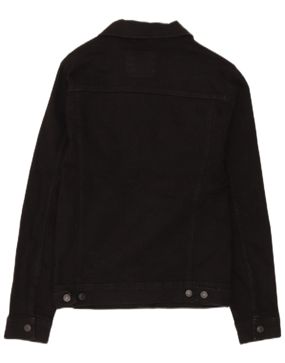 Zara Veste en jean pour homme UK 36 Petit coton noir