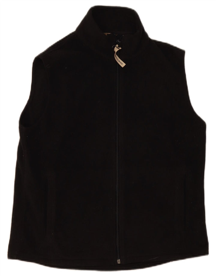 Woolrich Gilet Polaire Femme UK 14 Medium Noir