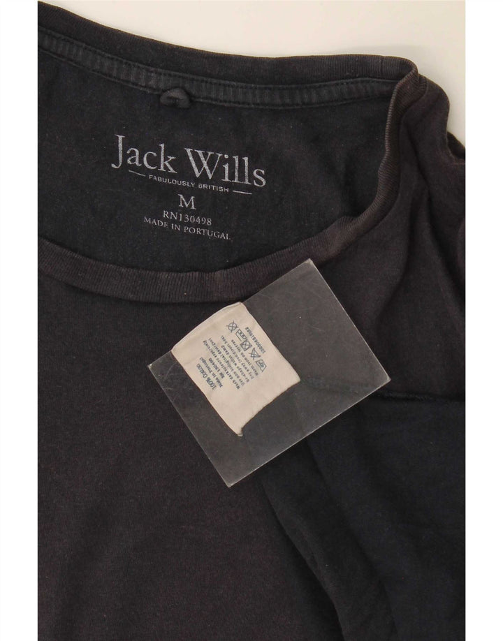 Jack Wills T-Shirt Homme Bleu Marine Moyen Coton