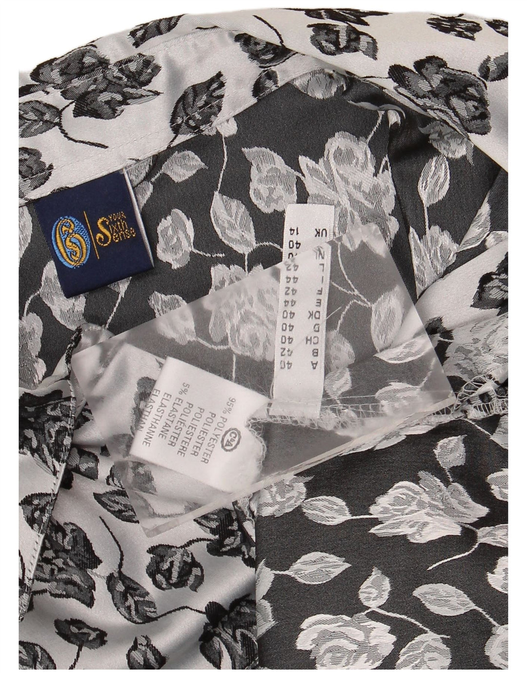 Your Sixth Sense Chemise Femme UK 14 Grand Blanc Floral Polyester