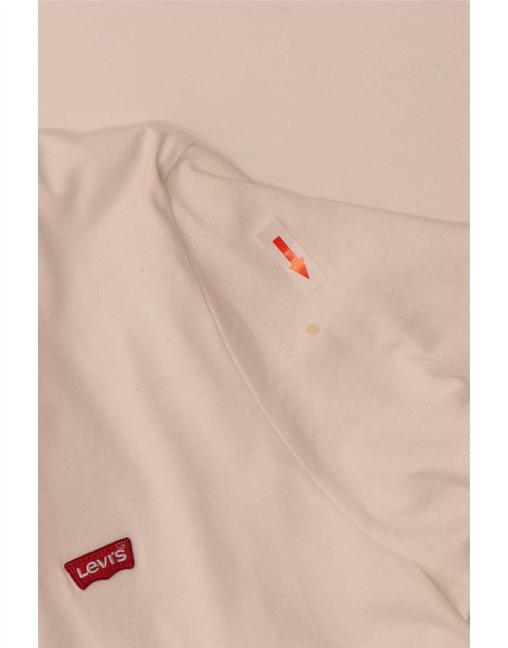 Levi's T-Shirt Homme Blanc Moyen Coton