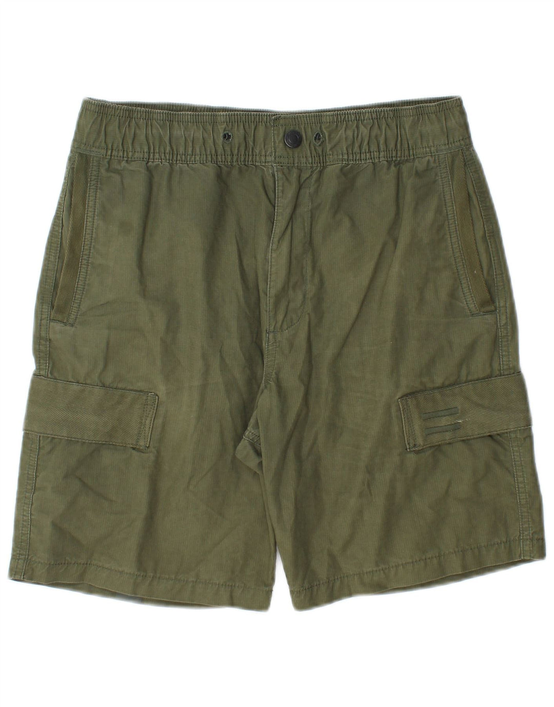 Superdry Short Cargo Homme Petit W30 Vert Coton
