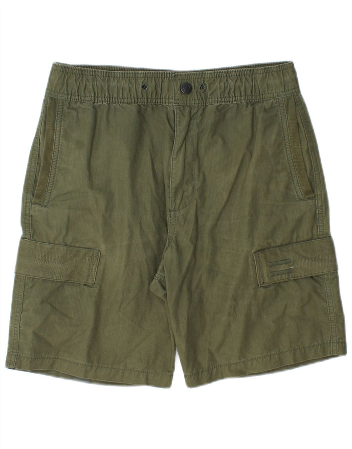 Superdry Short Cargo Homme Petit W30 Vert Coton