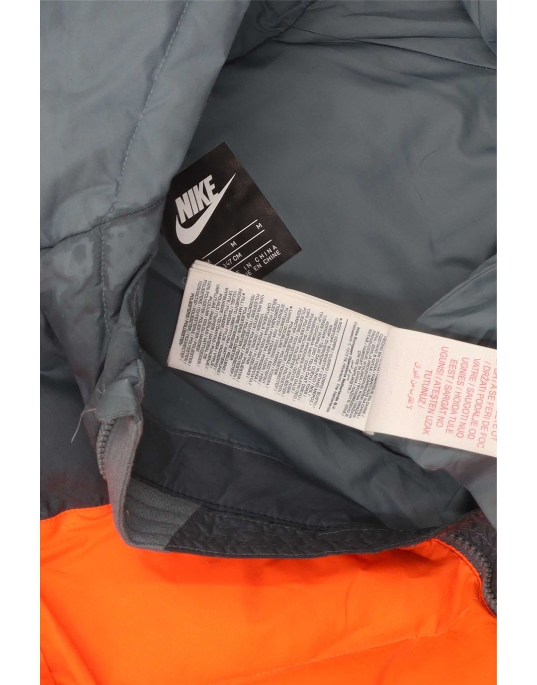 Veste matelassée à capuche Nike pour garçons 10-11 ans Colorblock multicolore moyen