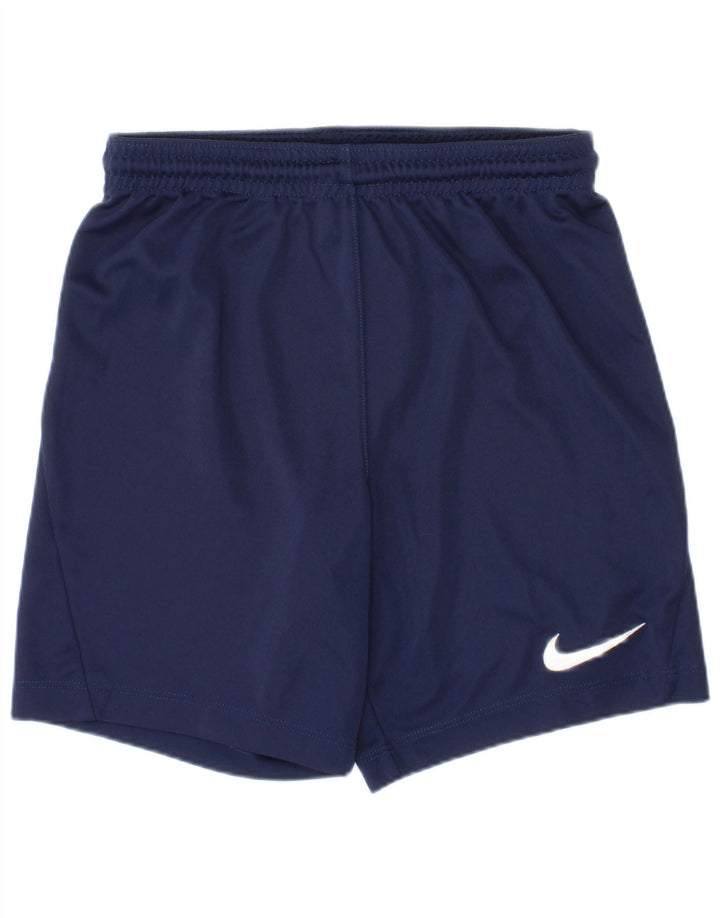Nike Garçons Dri Fit Sport Short 8-9 ans Petit Bleu Marine Polyester