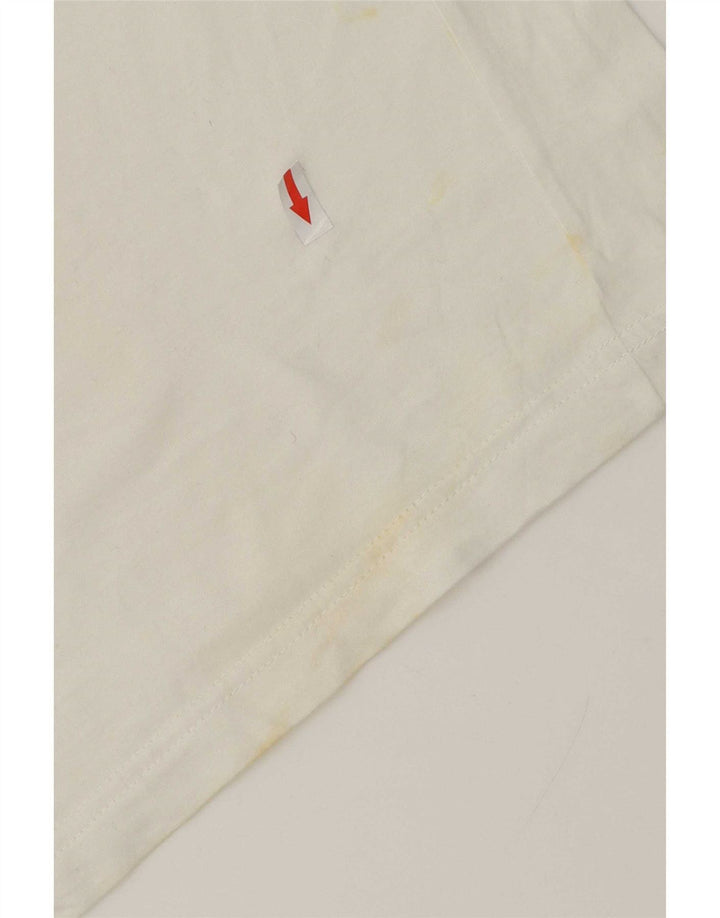 Lotto Polo Homme Grand Blanc Géométrique