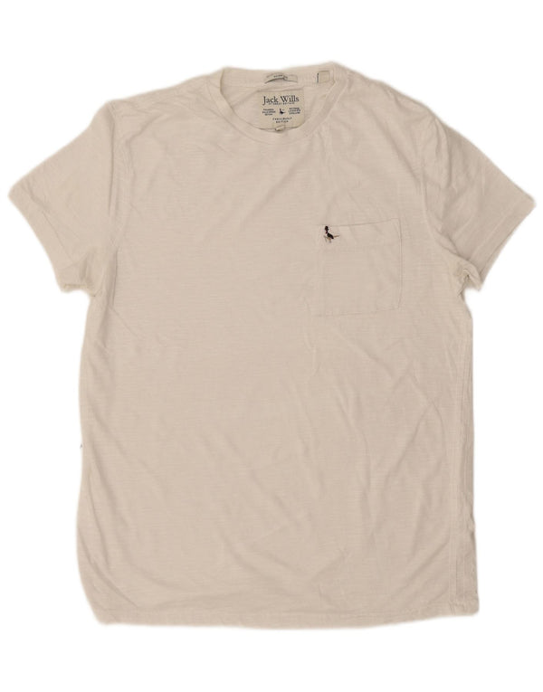 Jack Wills T-shirt slim fit pour homme XL en coton blanc