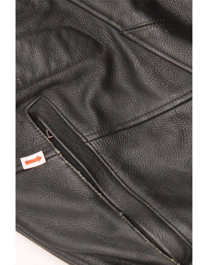 DAINESE Veste de course en cuir graphique pour hommes IT 50 Large cuir noir