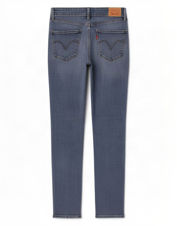 Levi's Jean Skinny Taille Mi-haute Femme US 6 Medium W28 L28 Bleu Coton