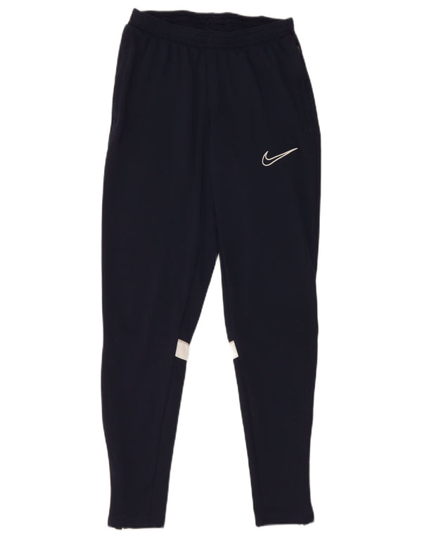 NIKE Pantalon de survêtement Dri Fit pour garçon 6-7 ans XS Bleu marine Colourblock