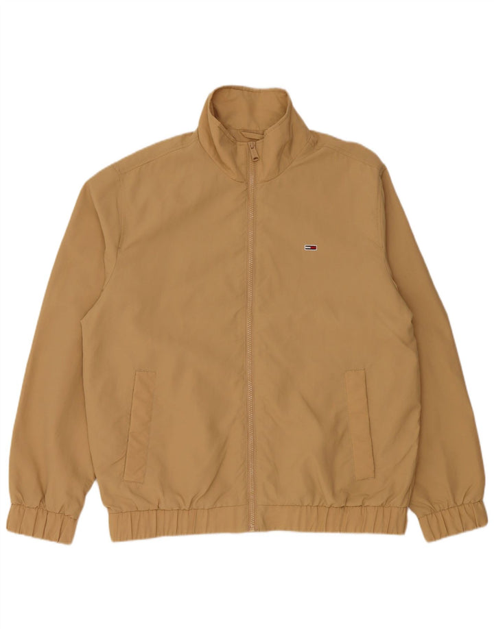 TOMMY HILFIGER Veste Bomber Homme UK 38 Beige Moyen Polyamide
