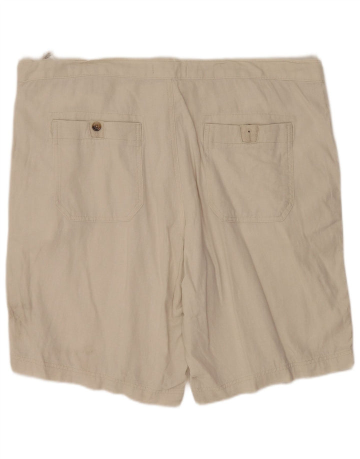 Marks & Spencer Short Chino Homme W42 2XL Beige Lin