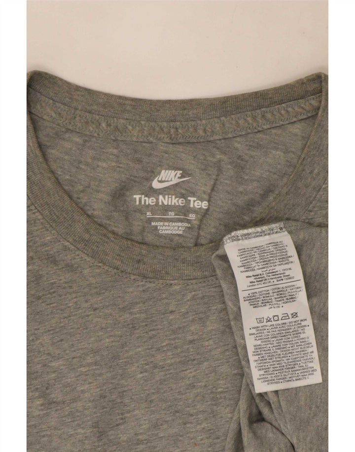 Nike T-Shirt Homme Top XL Gris Coton