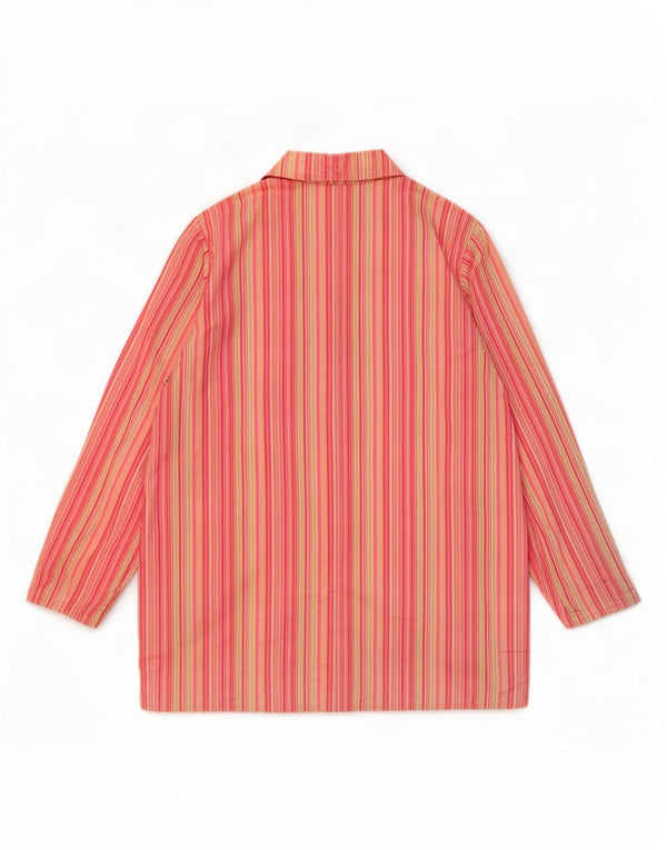L.L.Bean Veste blazer à 5 boutons pour femme - Rose moyen rayé - UK 14