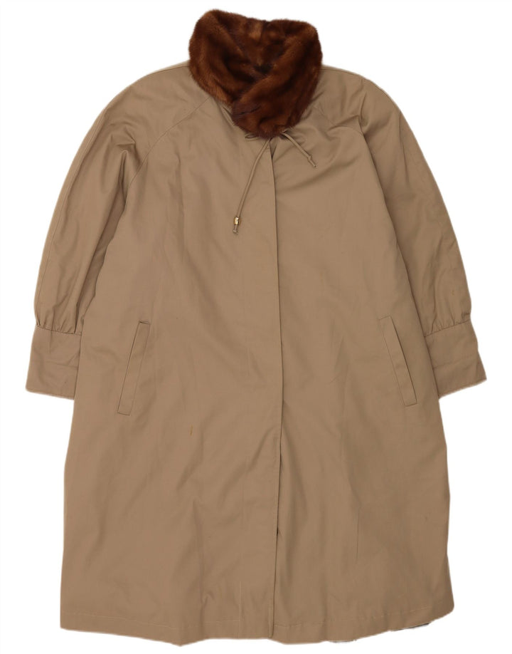 CONBIPEL Pardessus Oversize Femme IT 42 Marron Moyen Polyester