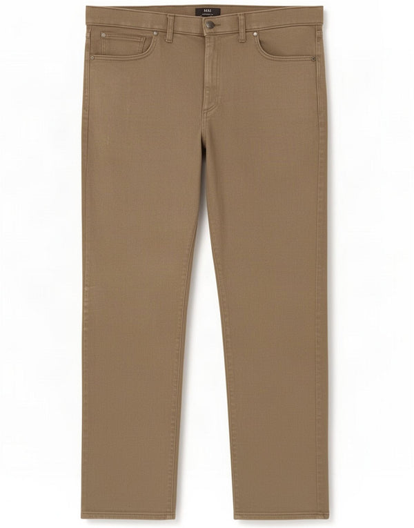 Marks & Spencer Pantalon droit décontracté pour homme W40 L33 Coton marron