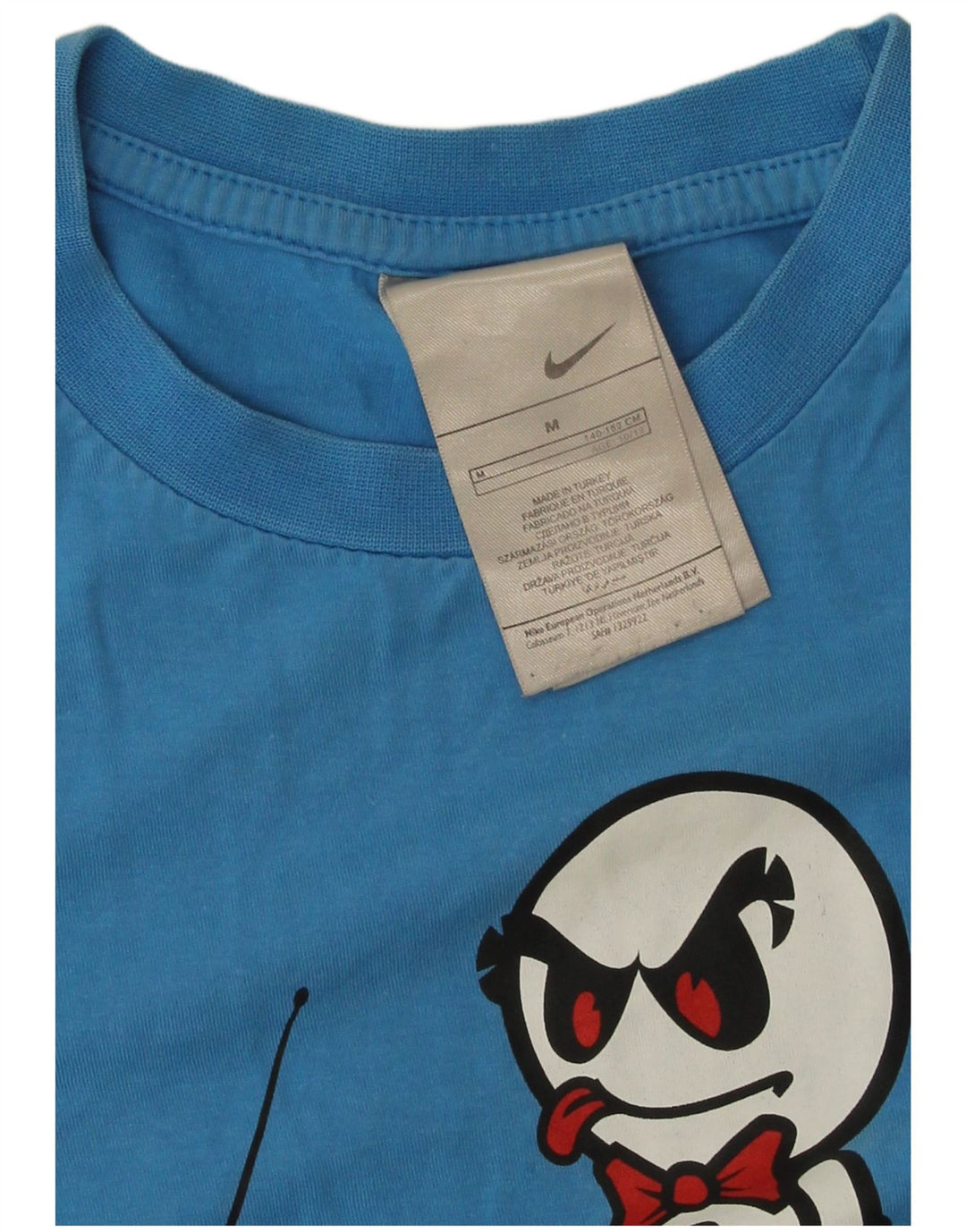 Nike Garçon Graphic T-Shirt Top 10-11 ans Bleu Moyen Coton