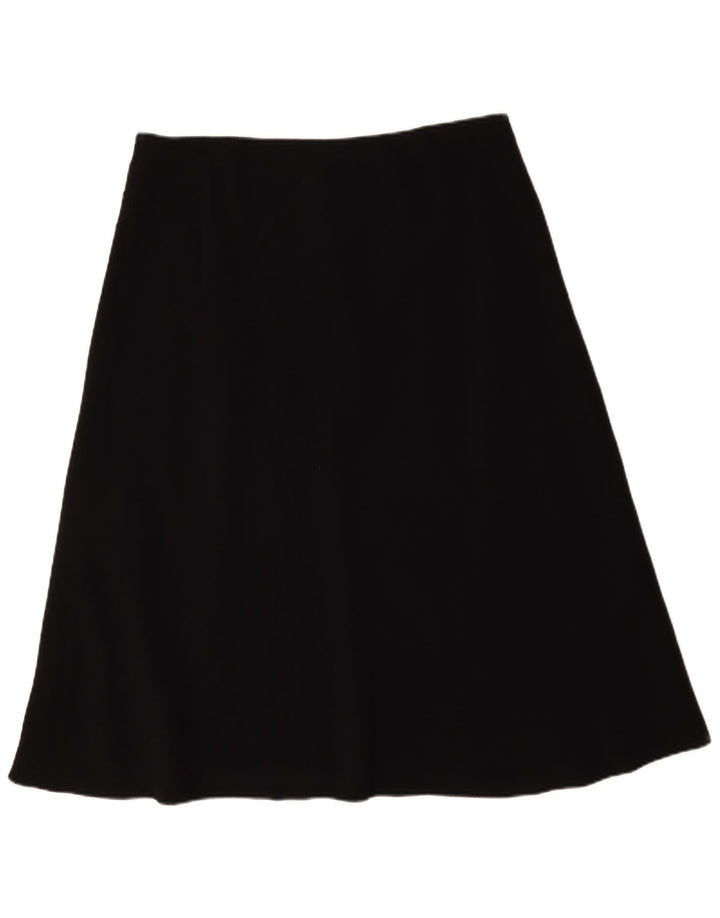 Marks & Spencer Jupe trapèze pour femme UK 18 XL W36 Noir Polyester