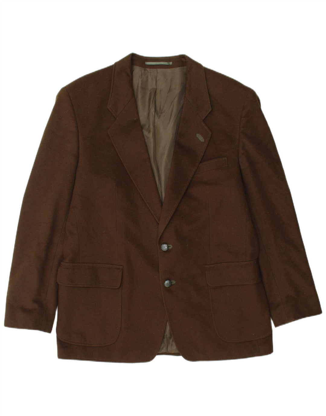 Steinbock Veste Blazer 2 Boutons Homme EU 54 2XL Kaki Laine Vierge