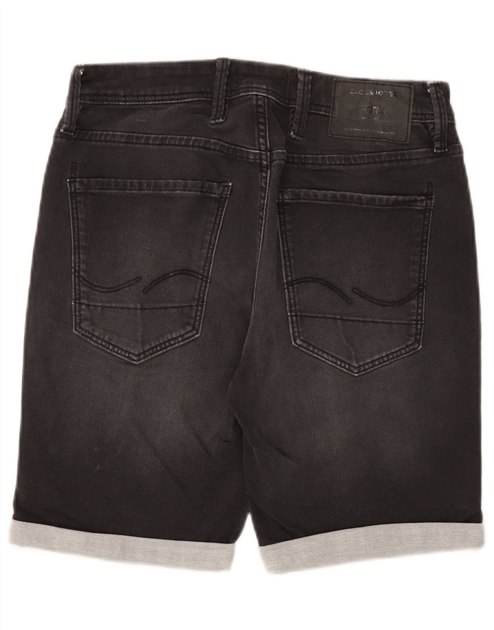 Jack & Jones Short en Jean Regular Homme XS W28 Gris Coton