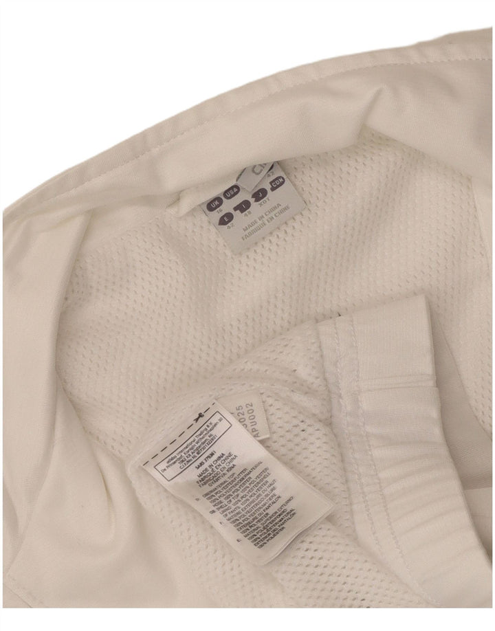 Adidas Veste de survêtement pour femme UK 16 Large Blanc Polyester