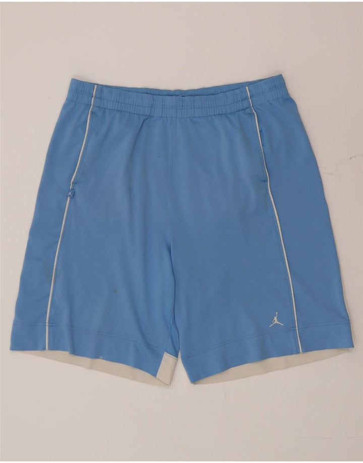 Jordan Short de sport pour homme Large Bleu Colorblock