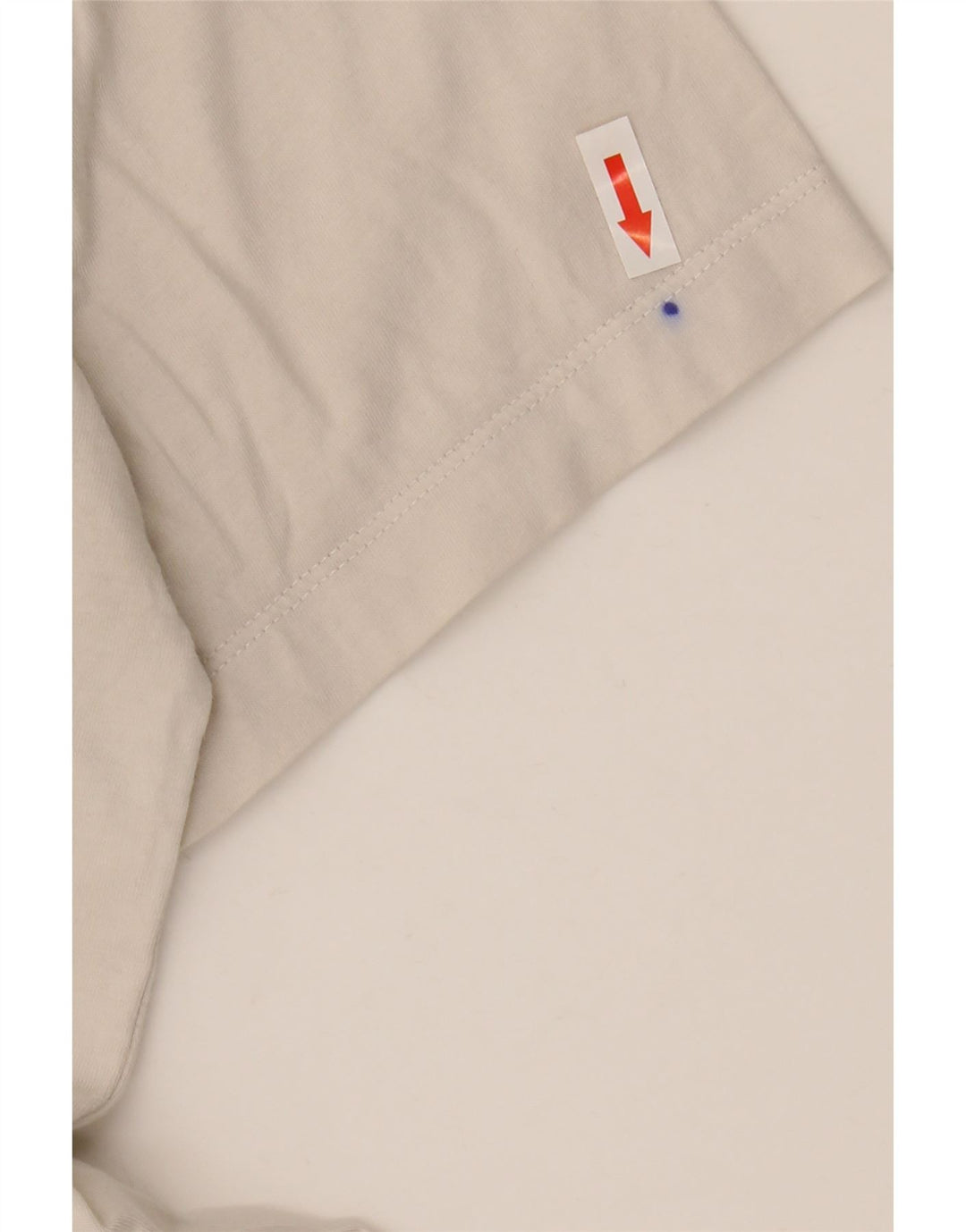Nike T-shirt coupe ample pour homme en coton blanc cassé moyen