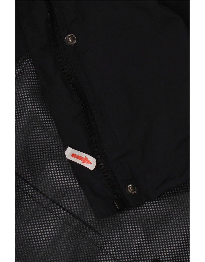 Veste de pluie surdimensionnée à capuche femme vintage UK 18 XL Polyamide bleu marine