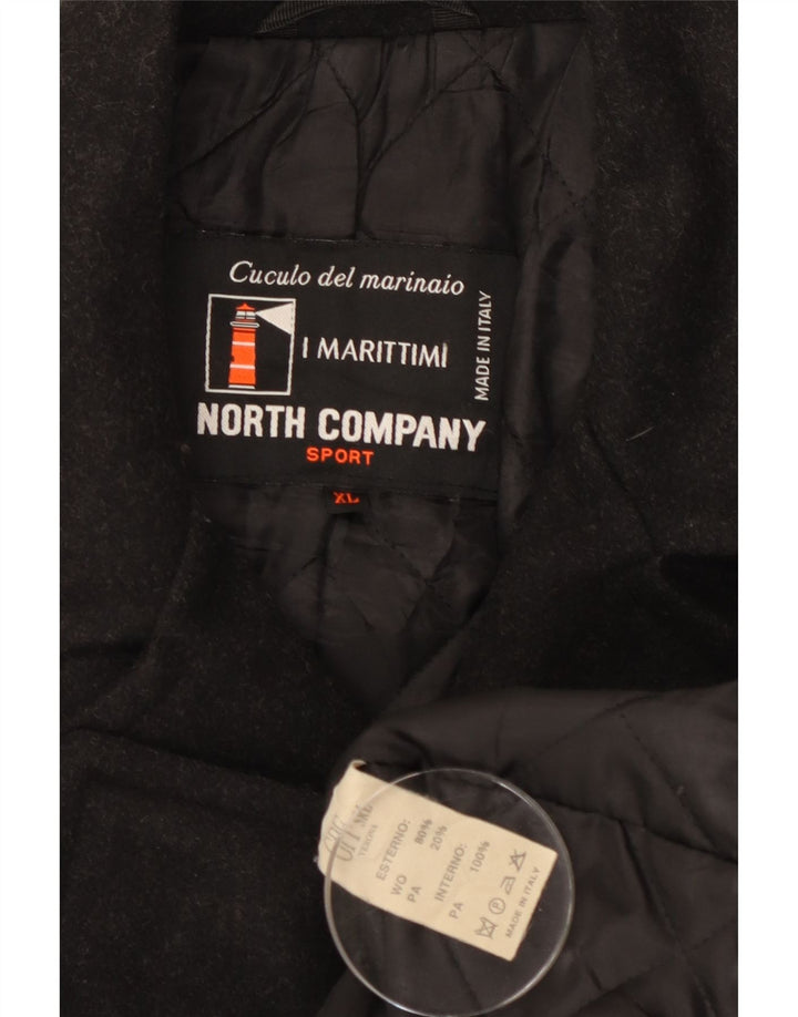 vintage Mens Caban UK 42 XL Laine Noire