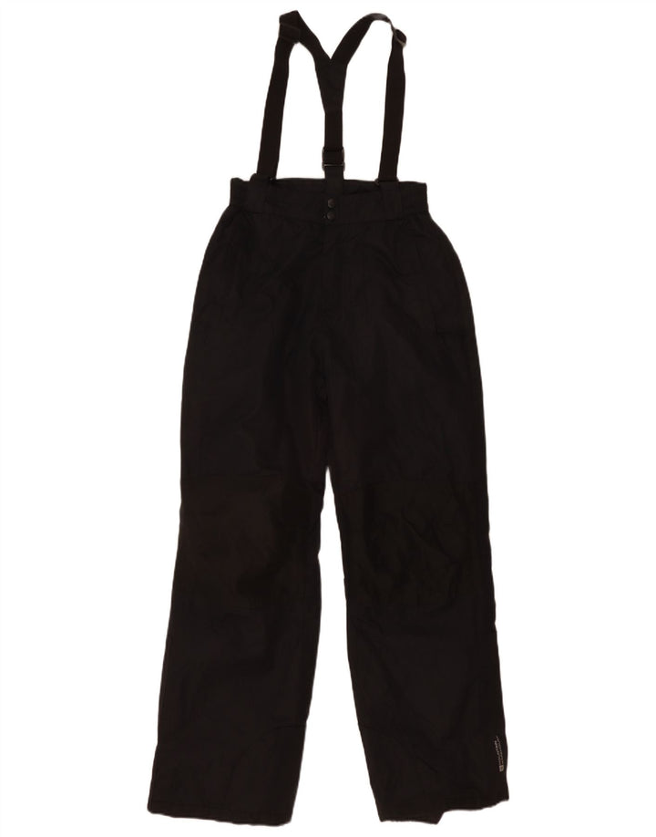 Mountain Warehouse Pantalon de Ski Salopette Garçon 12-13 Ans Noir Polyester