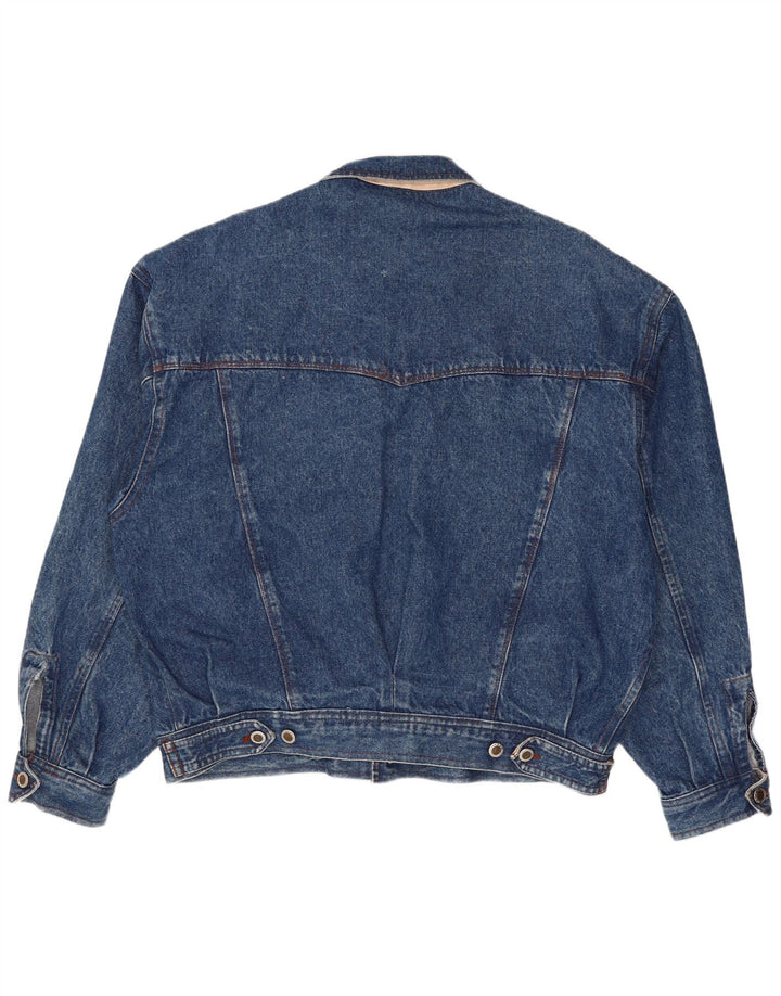 veste en denim homme vintage UK 40 Grand Bleu