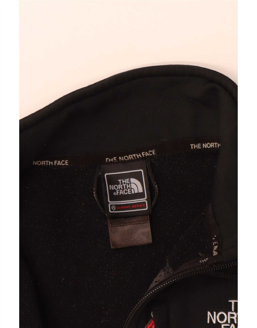 The North Face Sweat-shirt à col zippé pour homme Petit noir Polyester