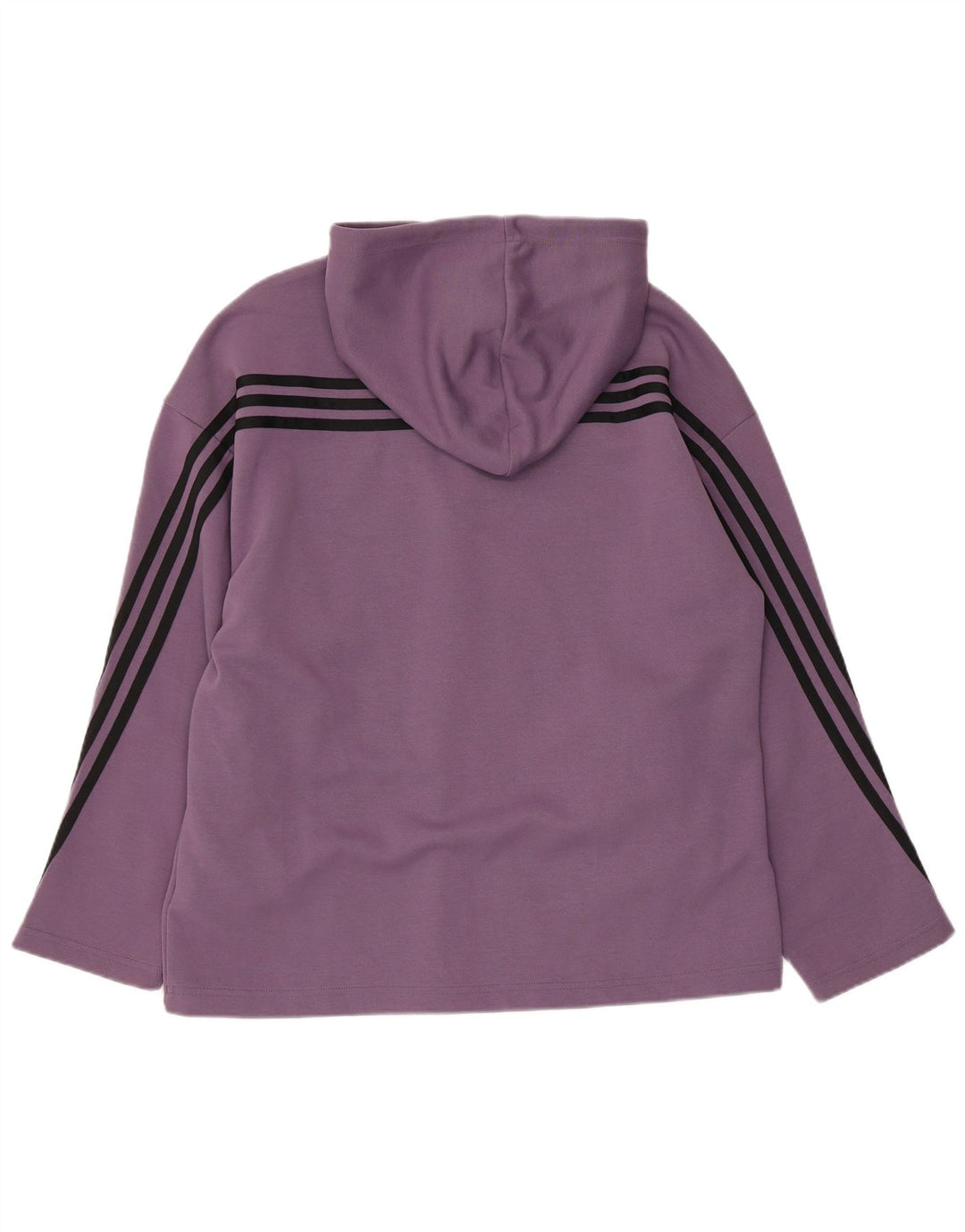 ADIDAS Pull à capuche surdimensionné pour femme UK 8/10 Petit Violet Coton