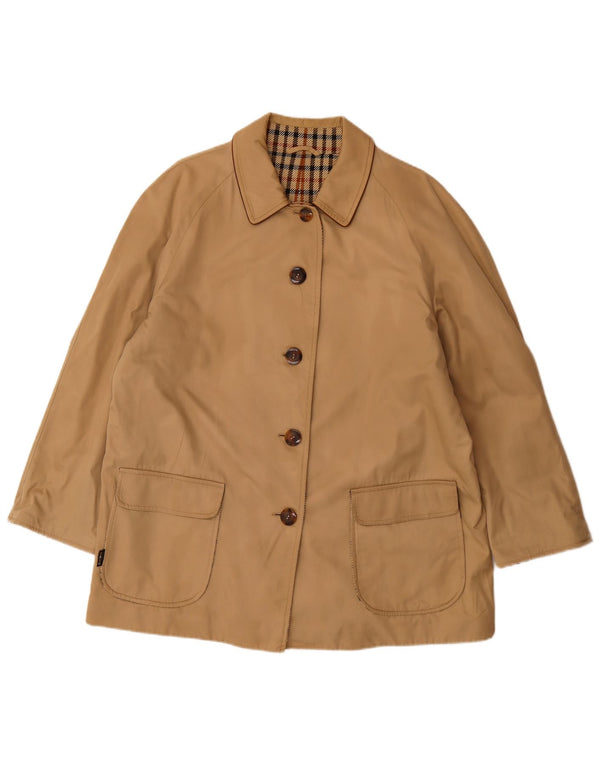 DAKS Veste utilitaire surdimensionnée pour femme EU 42 Grand coton beige
