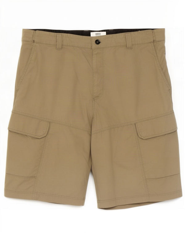 Marks & Spencer Short cargo pour homme EU 40 Medium W40 Beige Coton