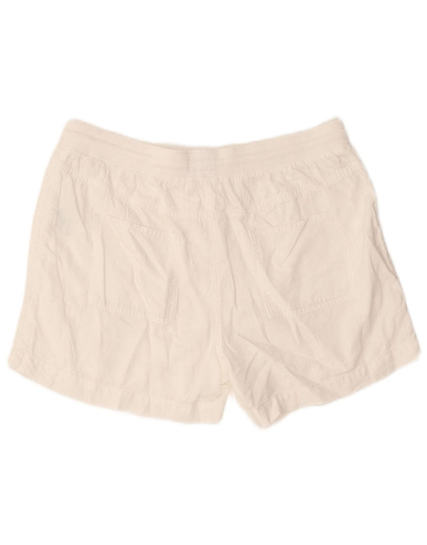 Marks & Spencer Short pour femme UK 14 Large W32 Lin blanc