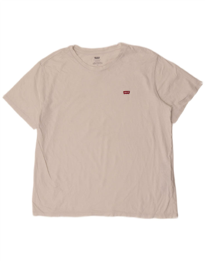 Levi's T-Shirt Homme Blanc Large Coton