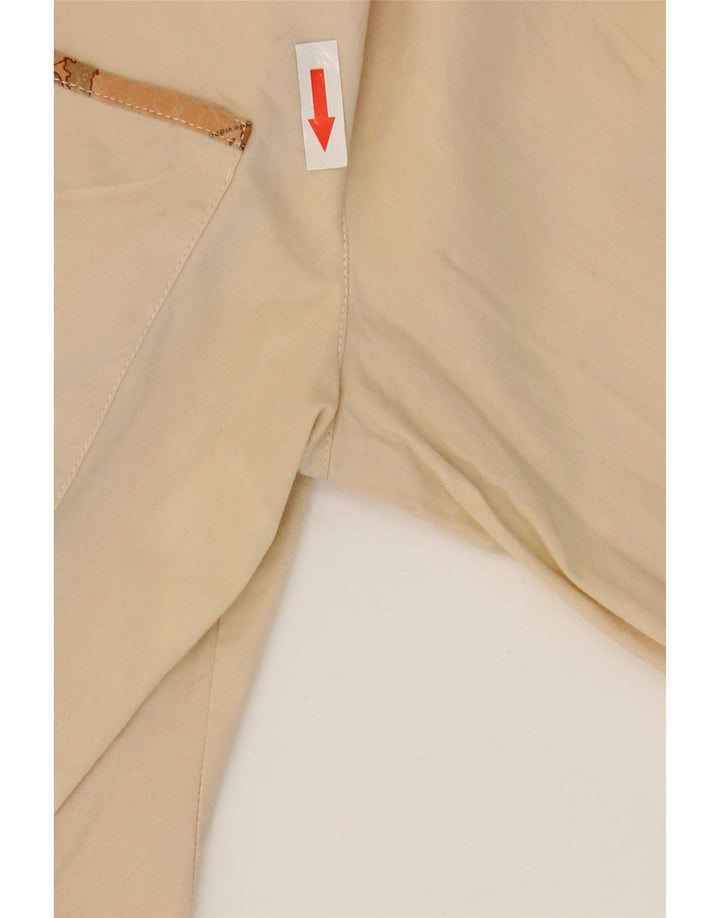 ALVIERO MARTINI Chemise Femme UK 16 Grand Coton Beige