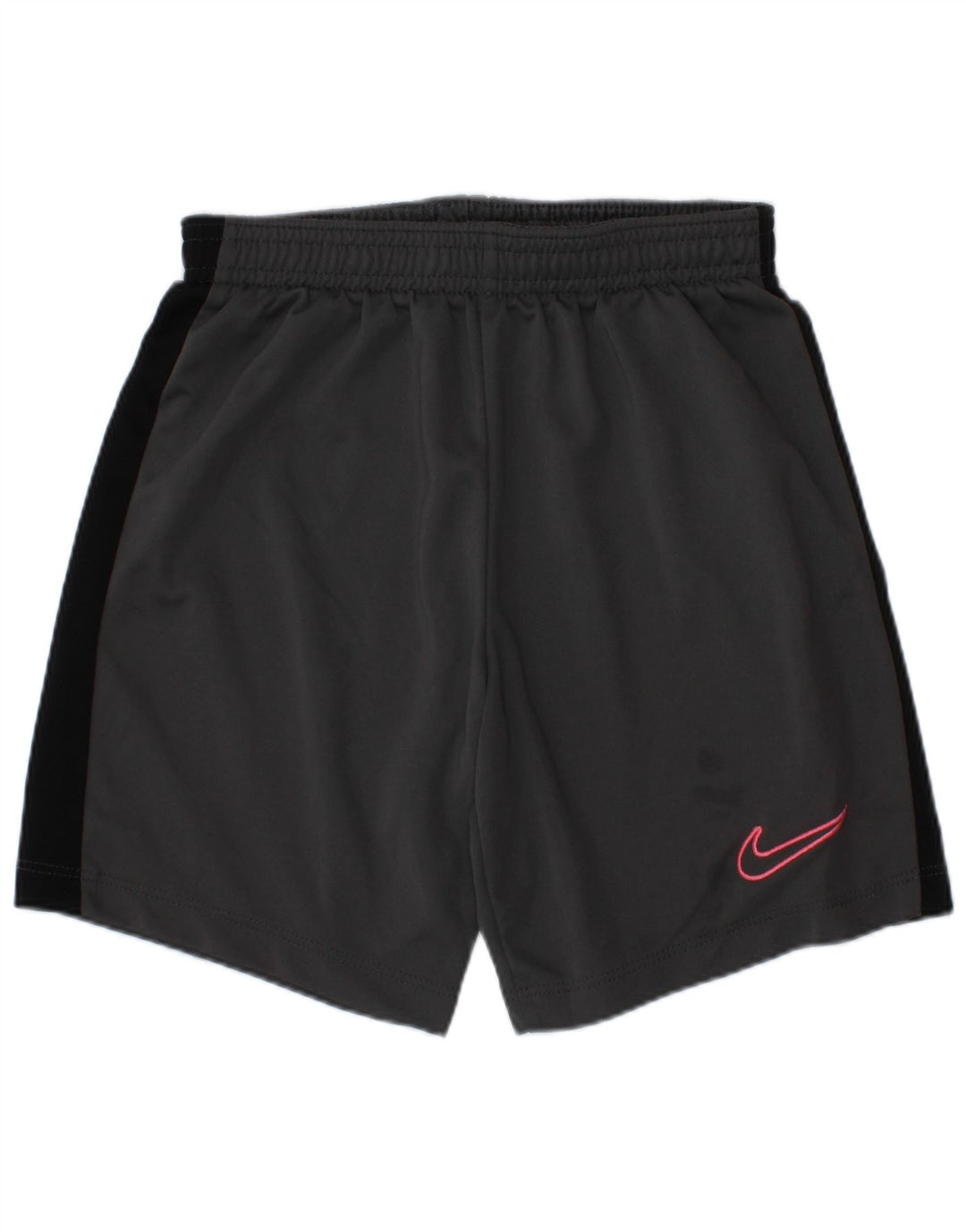 Nike Short de sport Dri Fit pour garçon 8-9 ans Petit Gris Colorblock Polyester