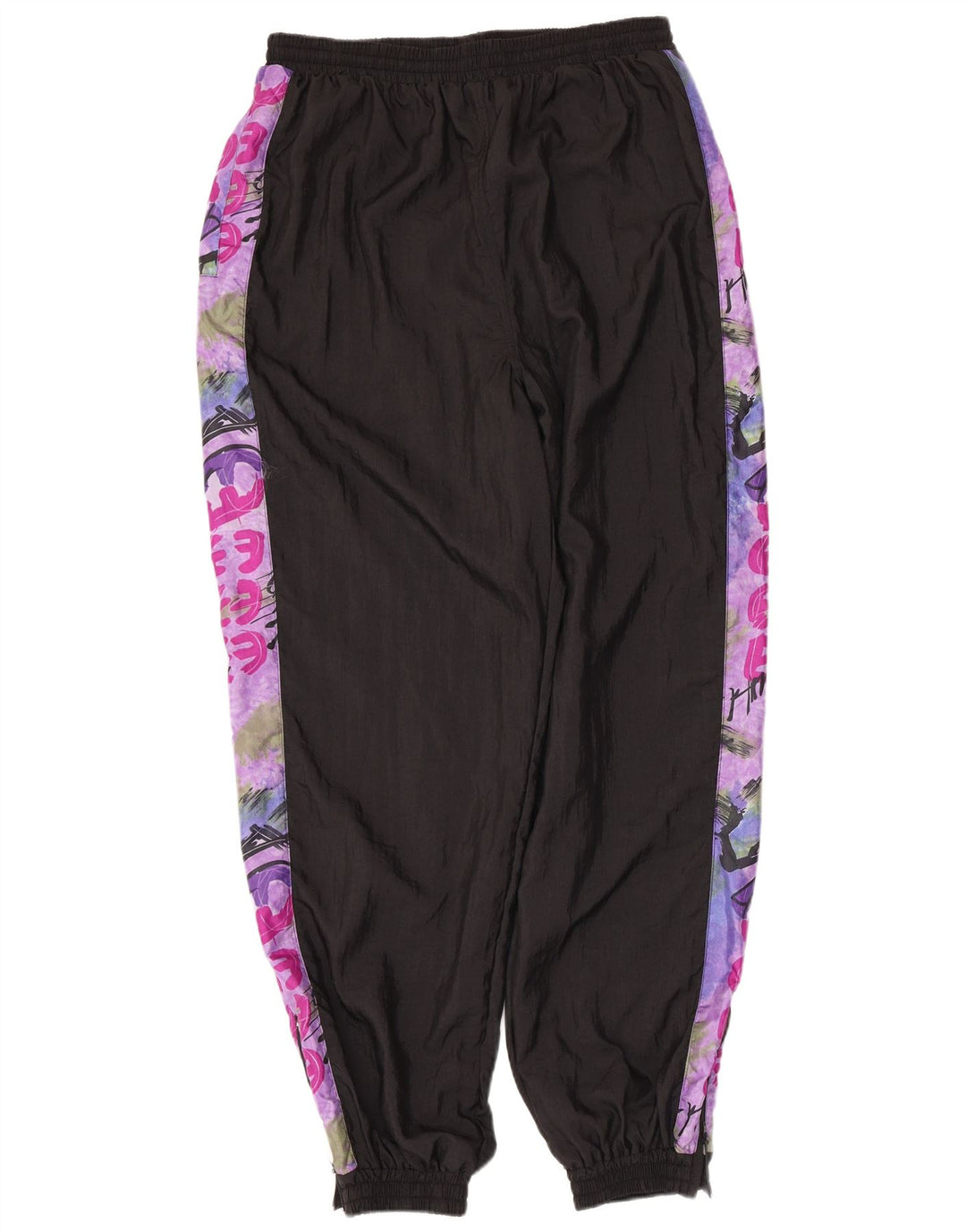 Rodeo Pantalon De Survêtement Femme Joggers IT 46 Large Noir Colourblock