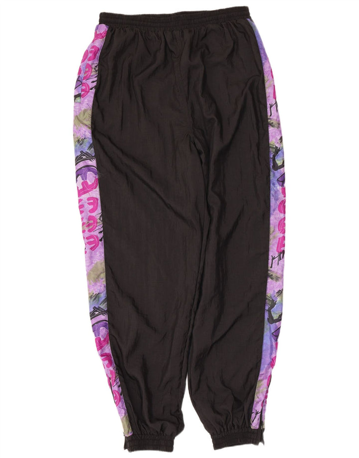 Rodeo Pantalon De Survêtement Femme Joggers IT 46 Large Noir Colourblock