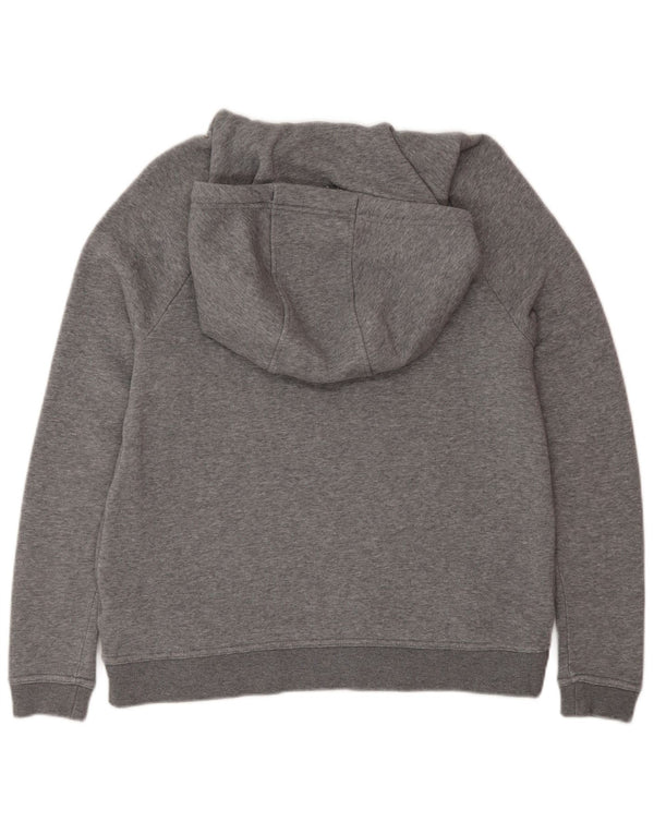 Nike Pull à capuche surdimensionné graphique pour femme UK 10 Petit coton gris