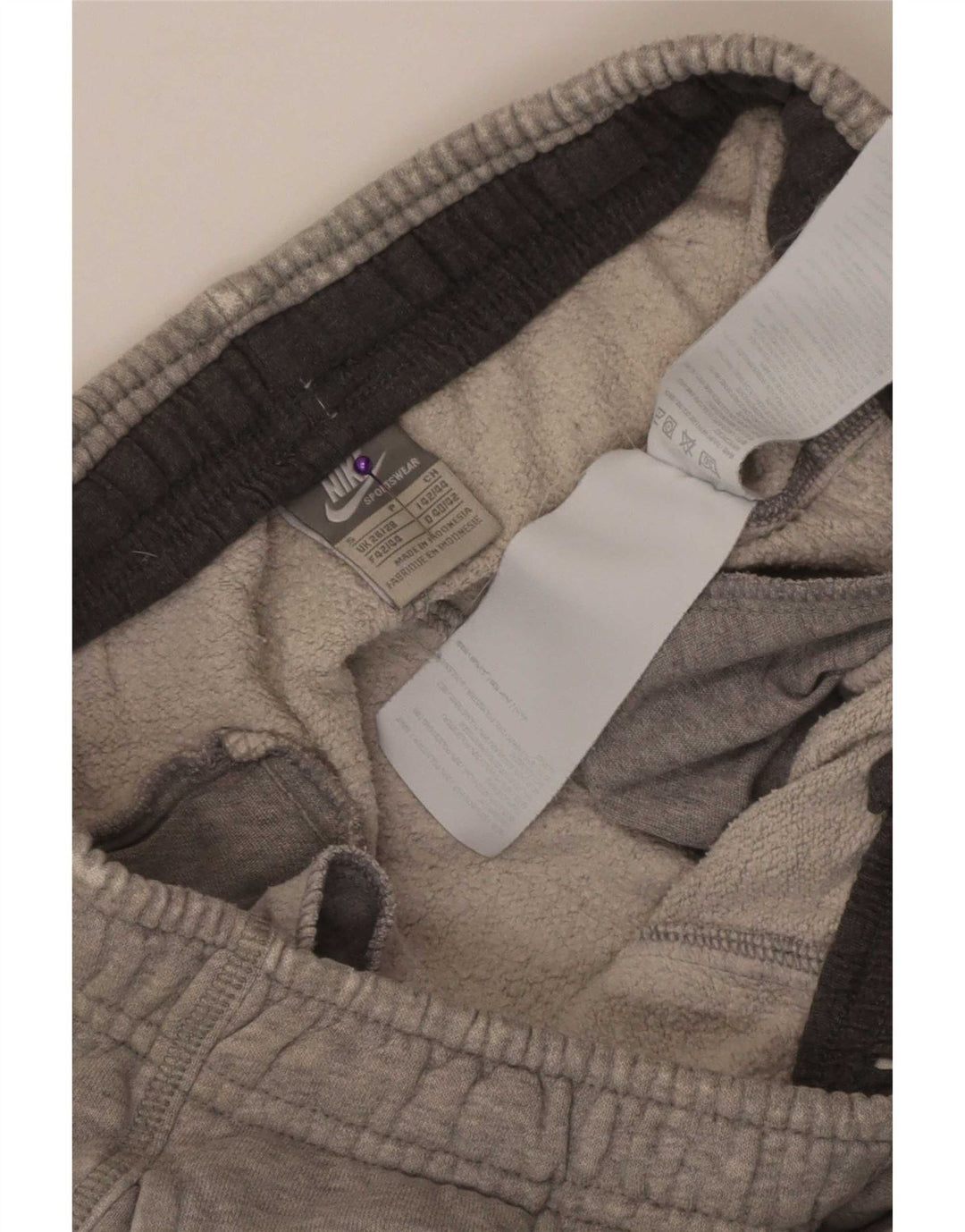 Nike Pantalon de survêtement pour homme en coton gris Taille S