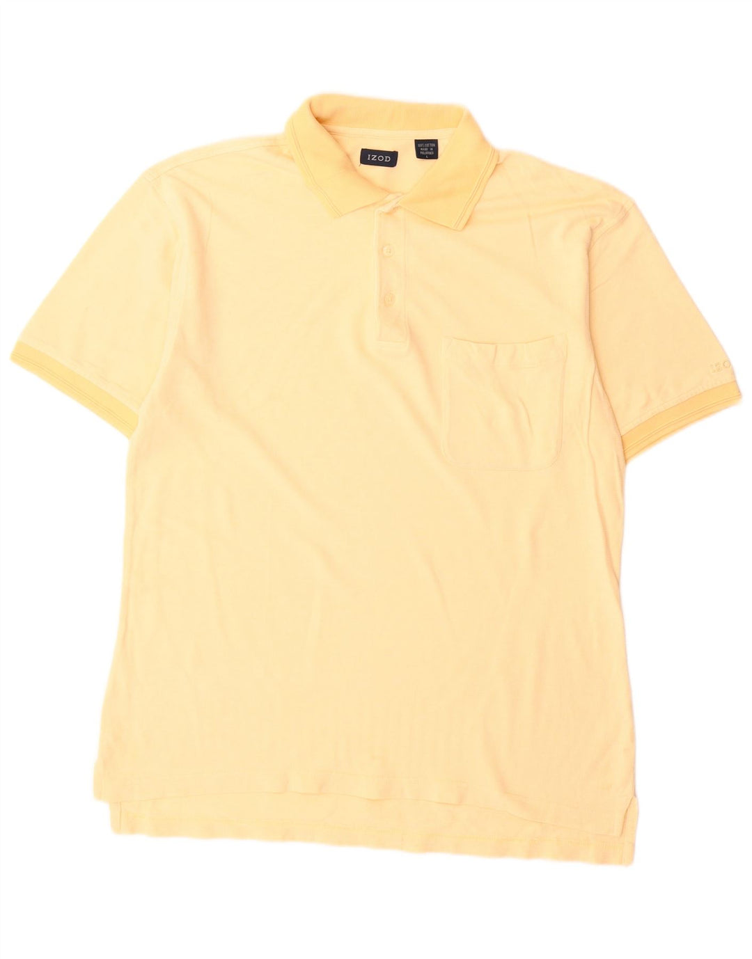 Izod Polo Homme Grand Jaune Coton
