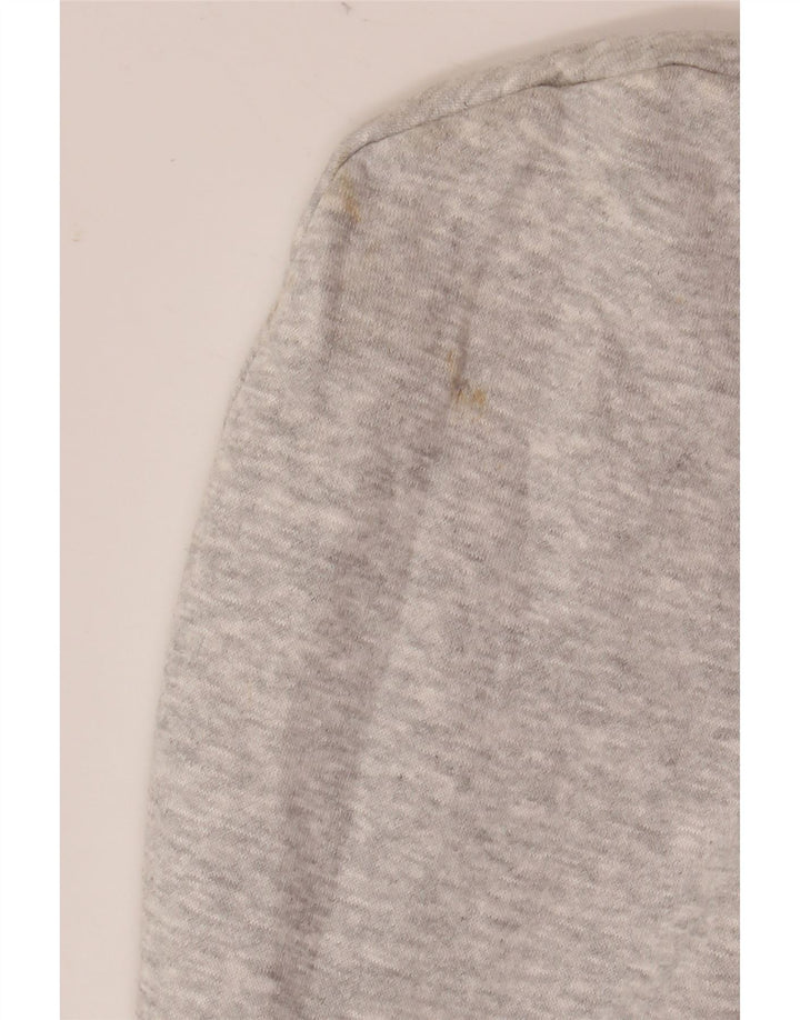 French Connection Pull à capuche homme petit gris coton moucheté