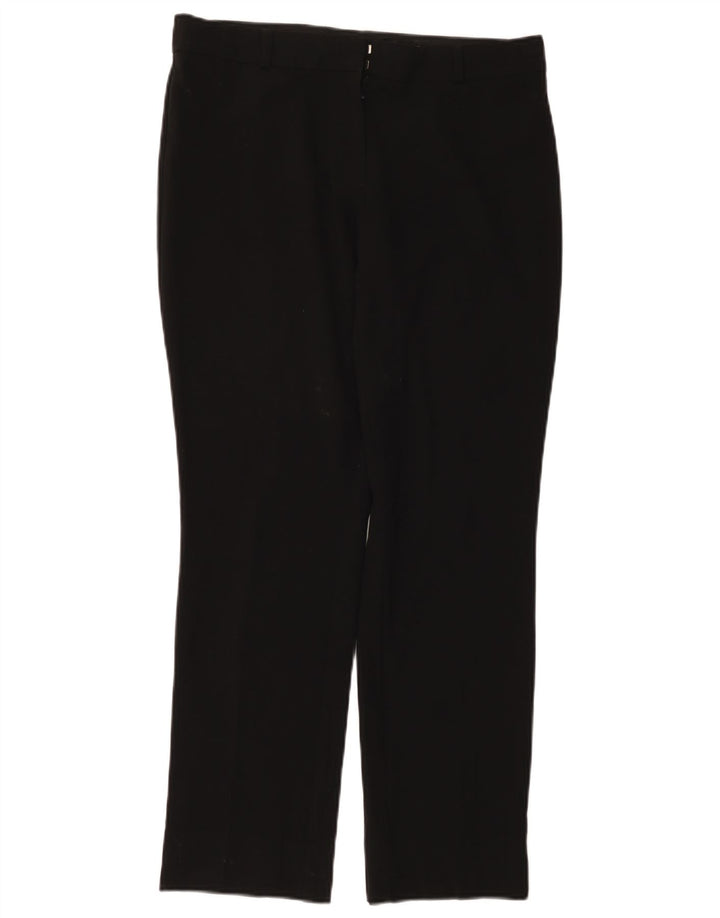 Marks & Spencer Pantalon chino slim pour femme UK 12 Medium W32 L29 Noir
