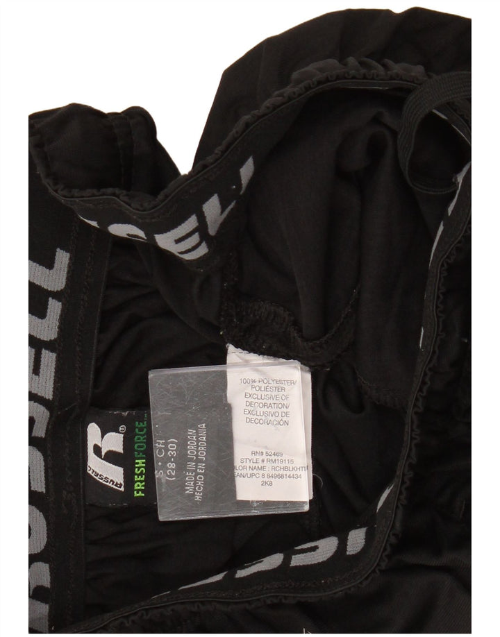 Russell Athletic Short de sport pour homme Petit noir Polyester